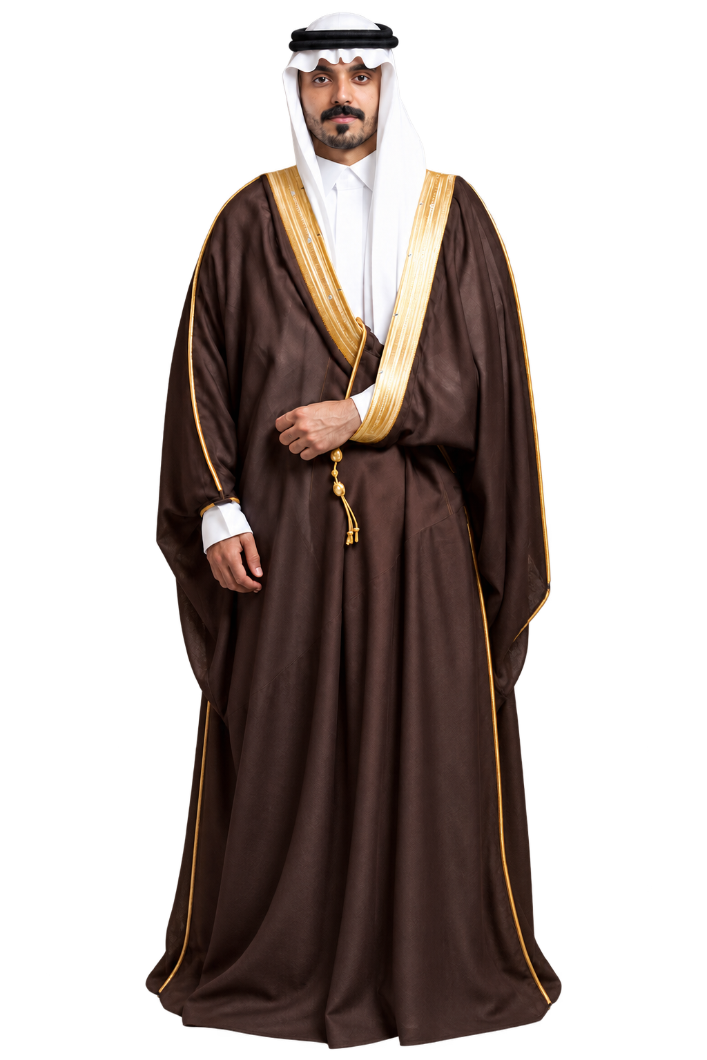 العريس فراس أبوطالب بالثوب والبشت